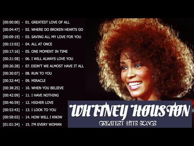 Whitney Houston Greatest Hits| Best Of Whitney Houston Full Album l Whitney Houston Best Song Ever