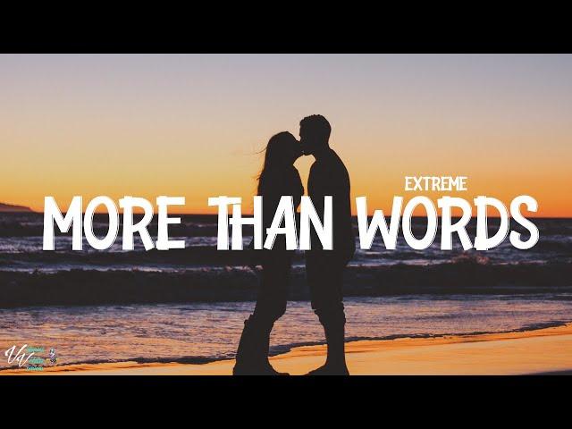 Extreme - More Than Words (Lyrics)