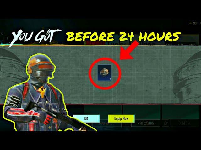 [ HINDI ] BGMI NEW HELMET 🪖 SKIN  || I GOT THIS HELMET SKIN