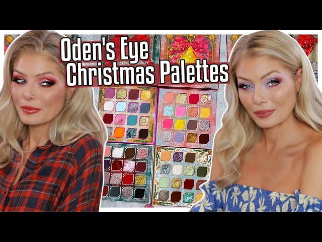 REVEAL of the NEW Oden's Eye Christmas Palettes ️