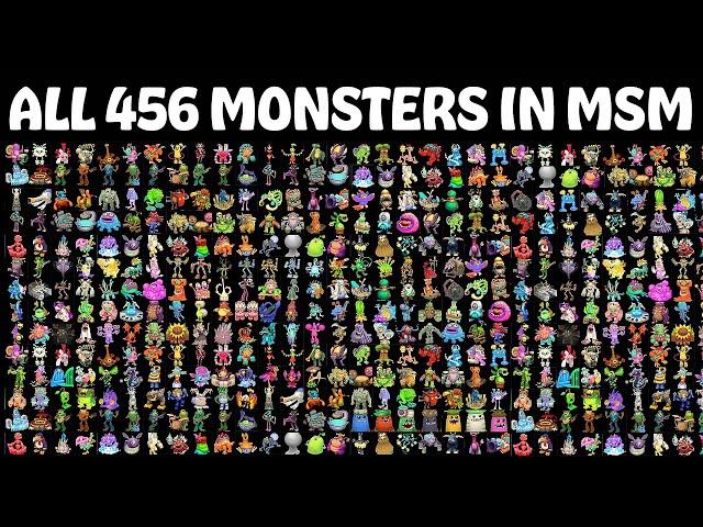 ALL 456 MONSTERS in My Singing Monsters (All Commons, Rares & Epics) | All Sounds & Animations