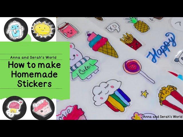 How to make Homemade Stickers | DIY Stickers