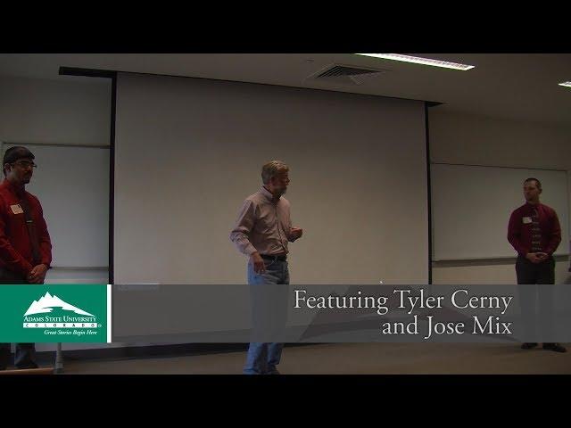 Presentation - Student Scholar Days - April 4, 2018 Tyler Cerny & Jose Mix