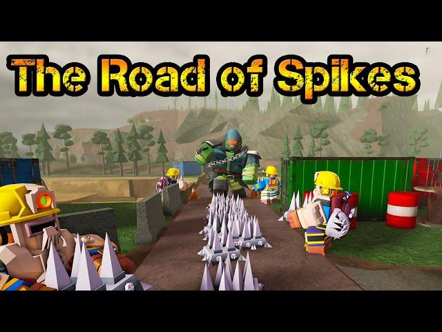 The Road of Spikes Roblox Tower Defense Simulator