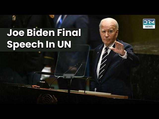 Biden’s Final Speech to UN General Assembly | DRM News