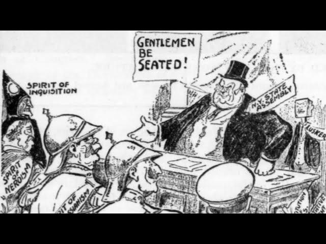 Five Socialist Legislators Suspended In New York In 1920