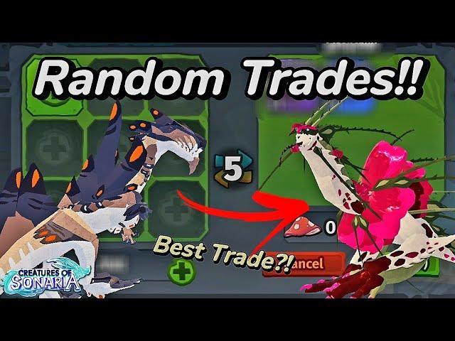 More WIN Trades!!  Random Trades Part 11 ( Creatures of Sonaria )