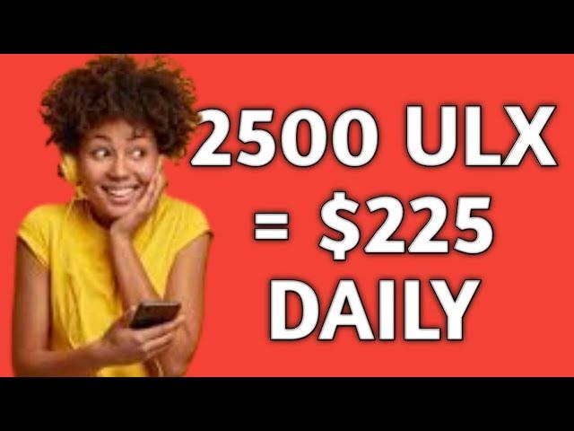  HOW TO MAKE $50 TO $300 DAILY STAKING ULX COIN