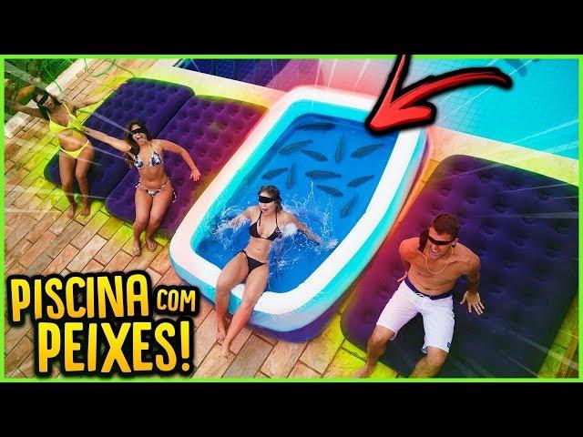 NÃO ESCOLHA PISCINA DE PEIXES!! ( TESTE DE CONFIANÇA ) [ REZENDE EVIL ]