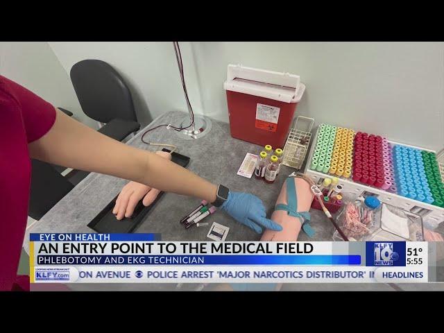 Eye on Health: Phlebotomy and EKG careers