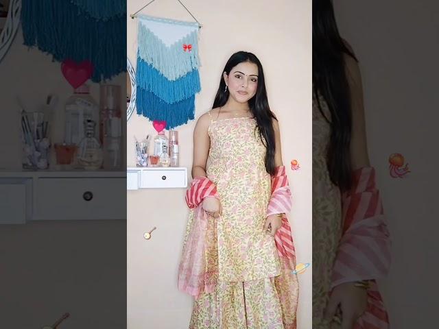 sharara set under 900  #shorts #viral #trending #youtubeshorts #shortvideo #grwm #filpkart #haul