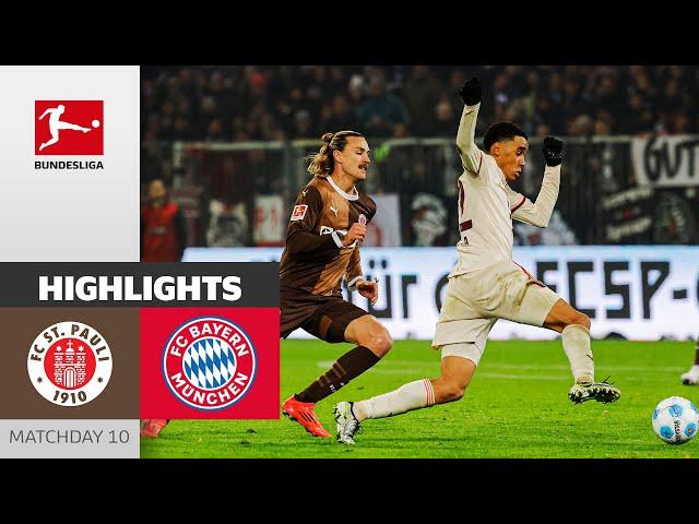 Magic Musiala leads to win! | St. Pauli - Bayern München 0-1 | Highlights | MD 10 – Bundesliga 24/25