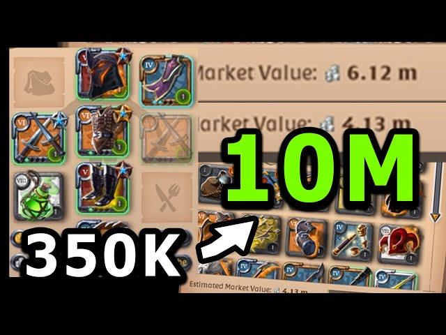 ALBION ONLINE 350K BUILDS TO 10M - SOLO - DAGGER PAIR T6