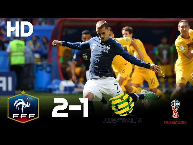 France vs Australia (2-1) - 2018 FIFA World Cup Russia- Highlights HD