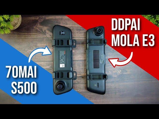 DDPAI Mola E3 vs 70mai S500 | Which Mirror Dashcam should you buy? Ultimate Comparison & Review