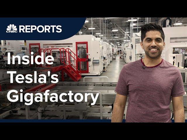 Take a tour inside Tesla’s first Gigafactory | CNBC Reports