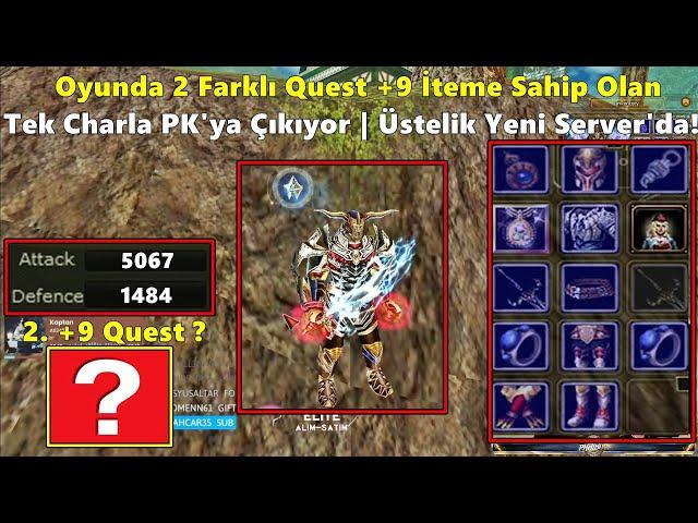 PHALANKS666 - Oyunda 2 Farklı +9 Quest İteme Sahip Olan Tek Charla PK Atıyor! | Knight Online