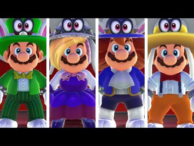 Super Mario Odyssey - All Broodal Costumes