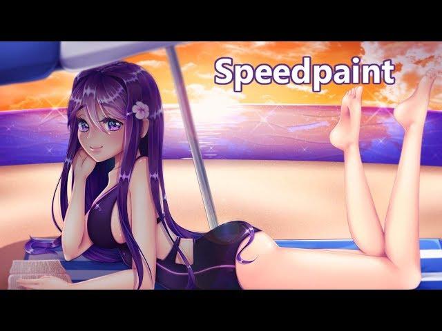 [Speedpaint] Yuri at the beach