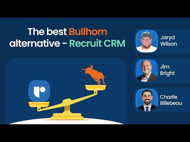 Bullhorn vs. Recruit CRM | Why Recruit CRM is the best Bullhorn alternative