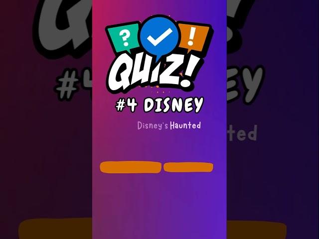 Disney Quiz 1 #disneytrivia #disney #disneyfan