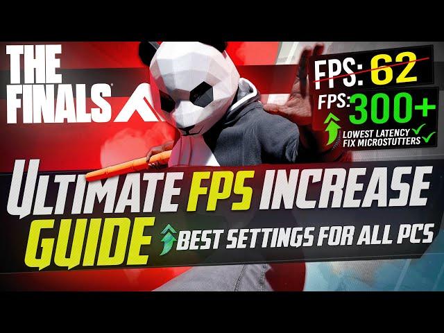  THE FINALS: Dramatically increase performance / FPS with any setup! 