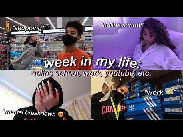 A *TOO REALISTIC* Week In My Life: Online School, Youtube, Work, etc. | Alyssa Howard