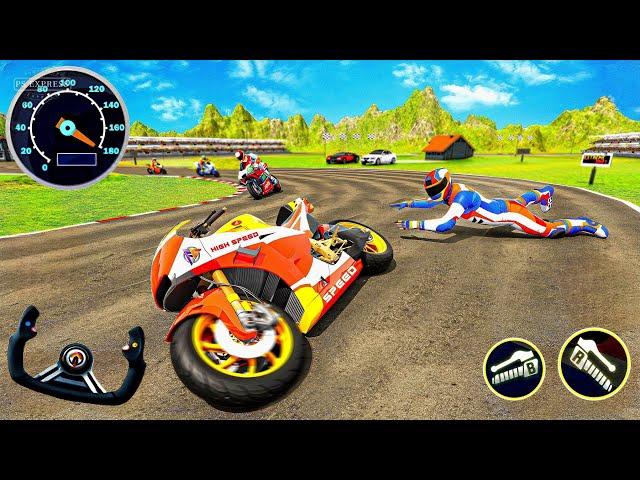 Extreme Moto Raider Super Bike Racing 2024 - Real Moto GP Bike Stunt Racer: Android Gameplay #4