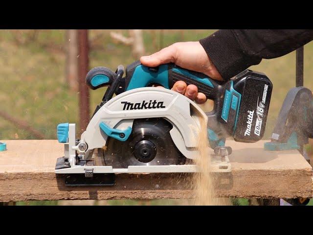 Makita DHS680 165mm circular saw, 18V, brushless, LXT work demo