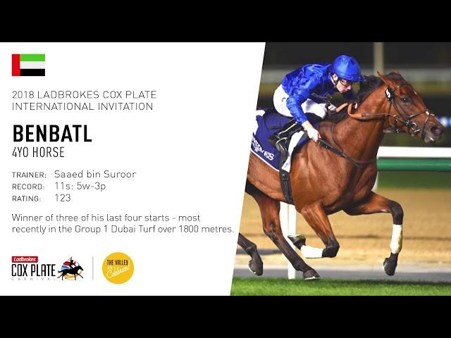 2018 Ladbrokes Cox Plate International Invitation - Benbatl