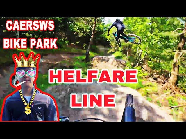 MATT JONES *HELFARE LINE* TESTED AT CAERSWS BIKEPARK