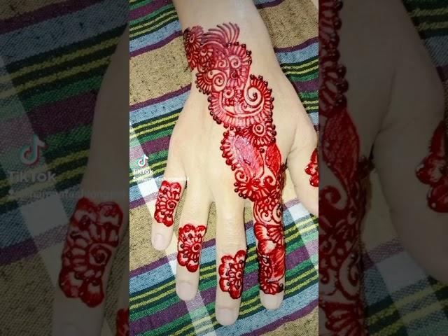 Beautiful Flower  Mehndi Design  Eid Mehndi Shorts by Hamna Fashion Geek