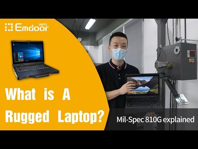 Mil-Spec 810G drop test—EMDOOR X33 rugged laptop