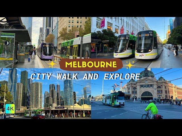 Melbourne City Walk And Explore 4K |Melbourne City Walk 4K