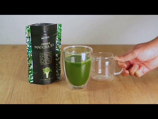 Matcha green tea basic tutorial easy to make at home - no equipment or whisk needed