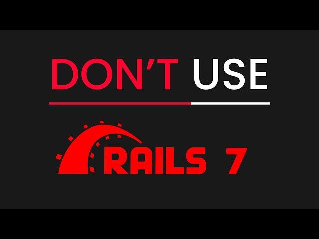 Why you Should NOT use Ruby on Rails