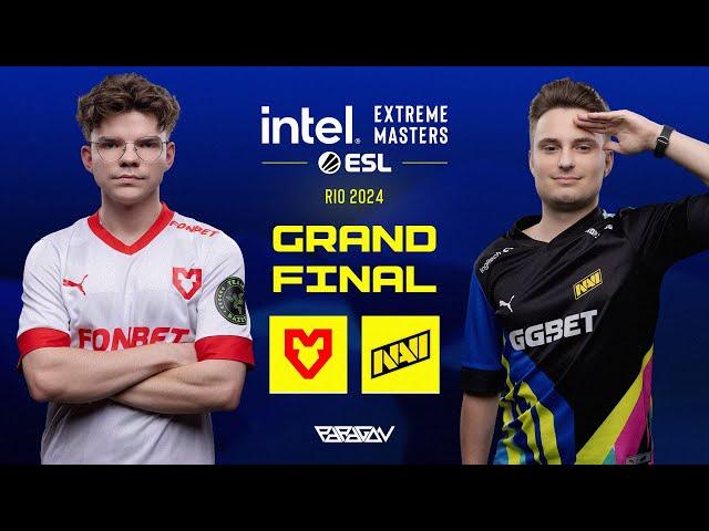 [RU] MOUZ vs Natus Vincere | Intel Extreme Masters Rio 2024: Гранд Финал | Bo5