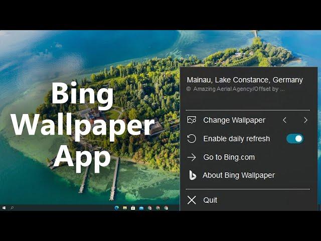 Official Bing Wallpaper App For Windows PC