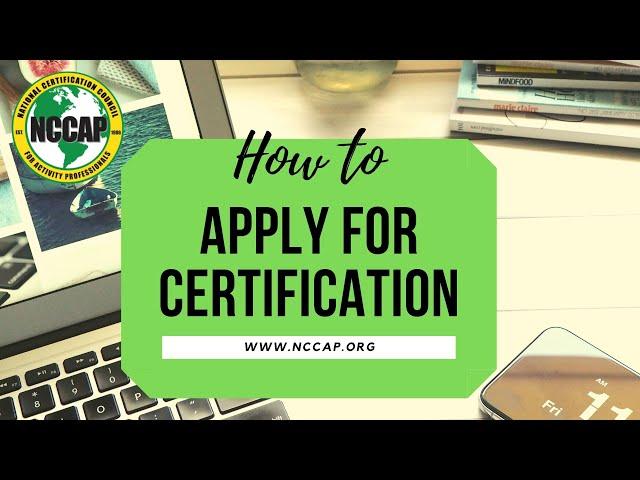 NCCAP:  HOW TO APPLY FOR CERTIFICATION