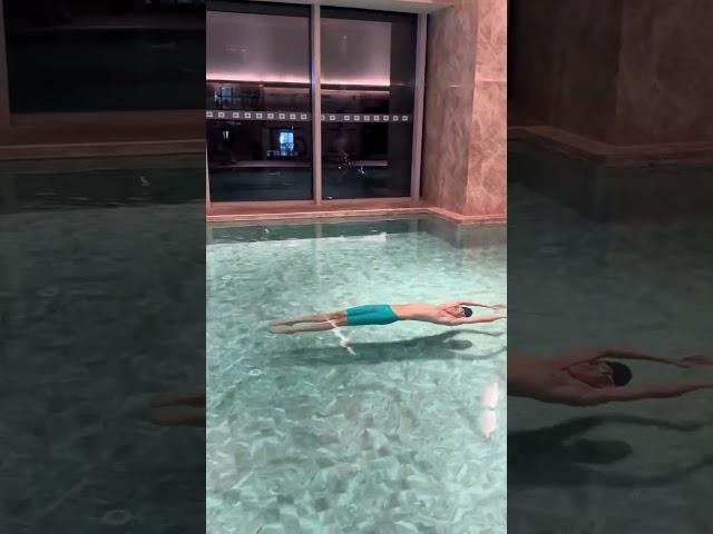 No splash, no struggle. Just pure flow. What do you call this technique?