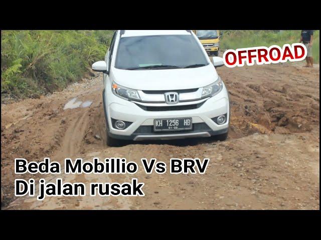 BEDA HONDA BRV VS MOBILIO DI JALAN RUSAK