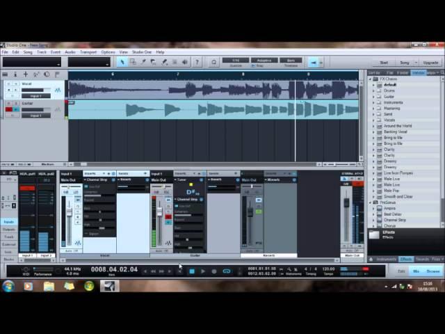 Studio one 2  free Presonus - Getting started tutorial demo