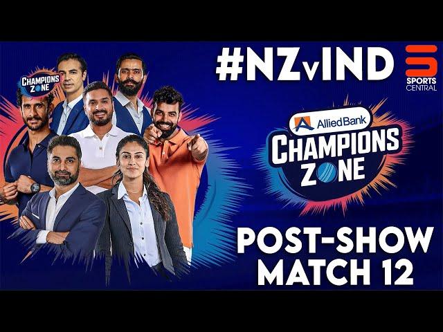 New Zealand vs India | (Post-Match Show) Expert Analysis | Allied Bank Champions Zone | M 12 | M3K1K