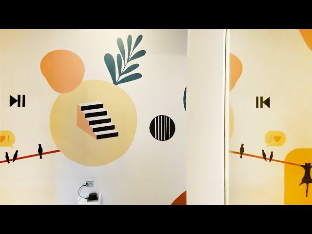 Winnie Chen - Interactive Hallway Mural