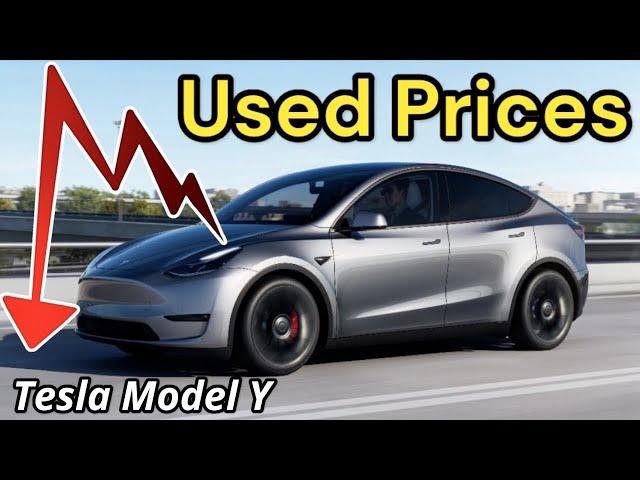 Tesla model Y Used Prices Are Falling!