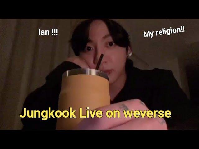 Jungkook Live Talks about Religion & Ian 230803 / 방탄소년단 / BTS  #jk