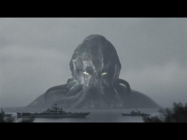 Cthulhu Attacks US Navy | 1958 found footage (megalophobia/thalassophobia animation)