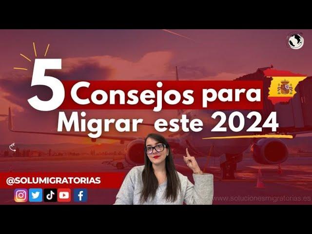 5 Consejos para migrar a España este 2024 #extranjeria #españa #migracion #vivirenespaña