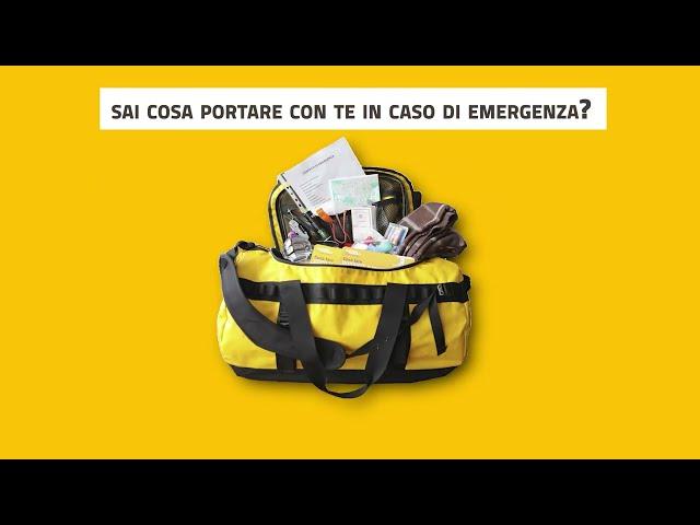 Il kit d'emergenza