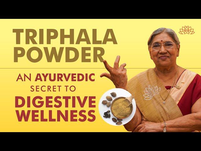 Ayurvedic Gem: Triphala Powder for Optimal Digestive Wellness | Ancient Wisdom | Dr. Hansaji